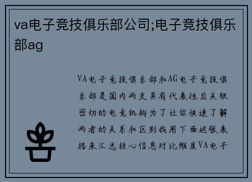 va电子竞技俱乐部公司;电子竞技俱乐部ag